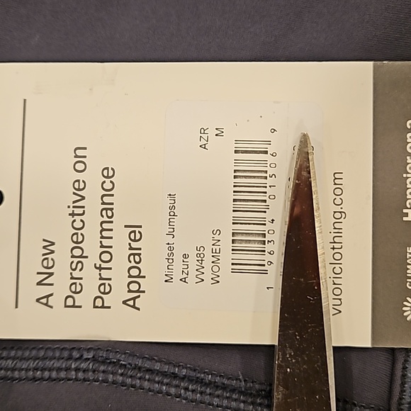 💕VUORI💕 Mindset Jumpsuit ~ Azure Medium M NWT - Picture 15 of 16